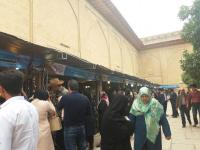 بازدید مسافران نوروزی از نمایشگاه صنایع دستی در محل ارگ کریمخانی