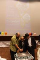 مراسم برش کیک هنر  خاتم نفیس شیراز به مناسبت روز جهانی صنایع دستی 